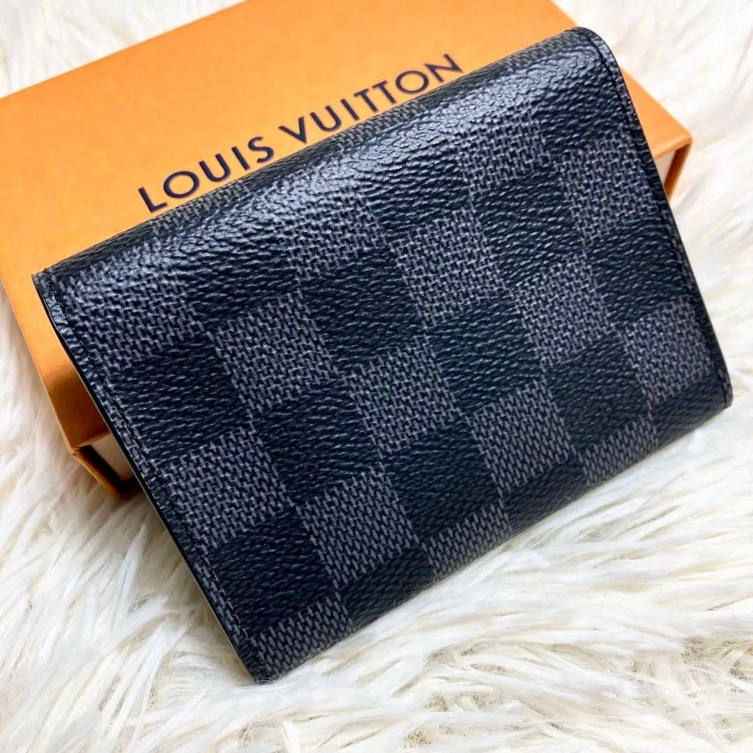 未使用 アンヴェロップ・カルト ドゥ ヴィジット ダミエグラフィット IC内蔵