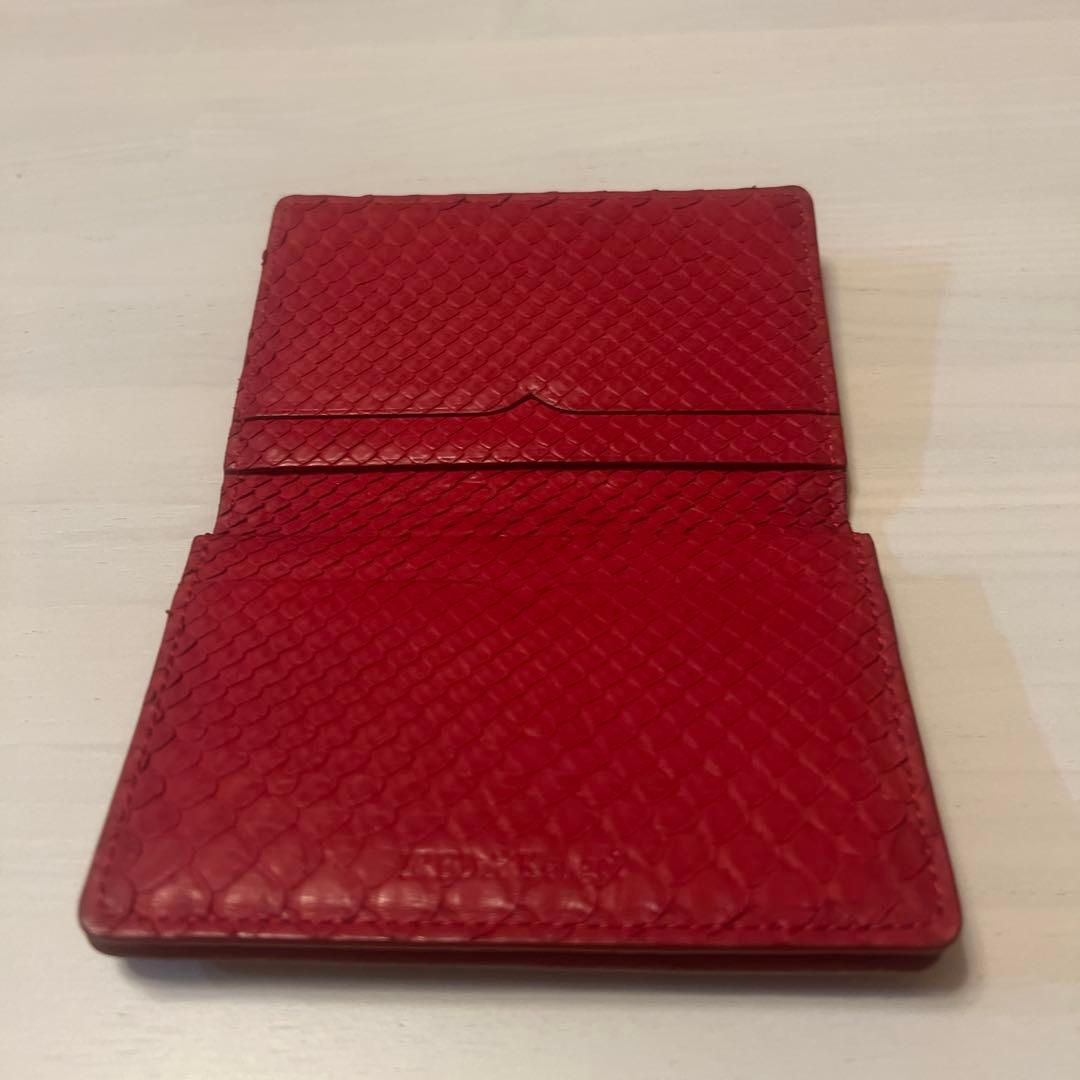 池田工芸　名刺入れ マットクロコ