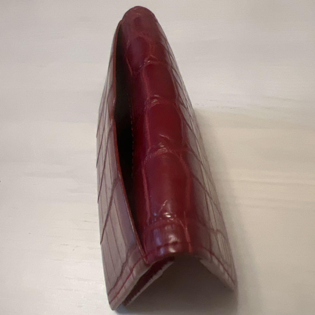 池田工芸　名刺入れ マットクロコ