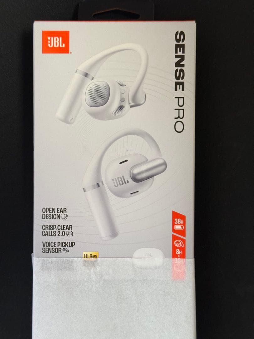 新品 JBL SENSE PRO ホワイト オープンイヤー イヤホン ホワイト