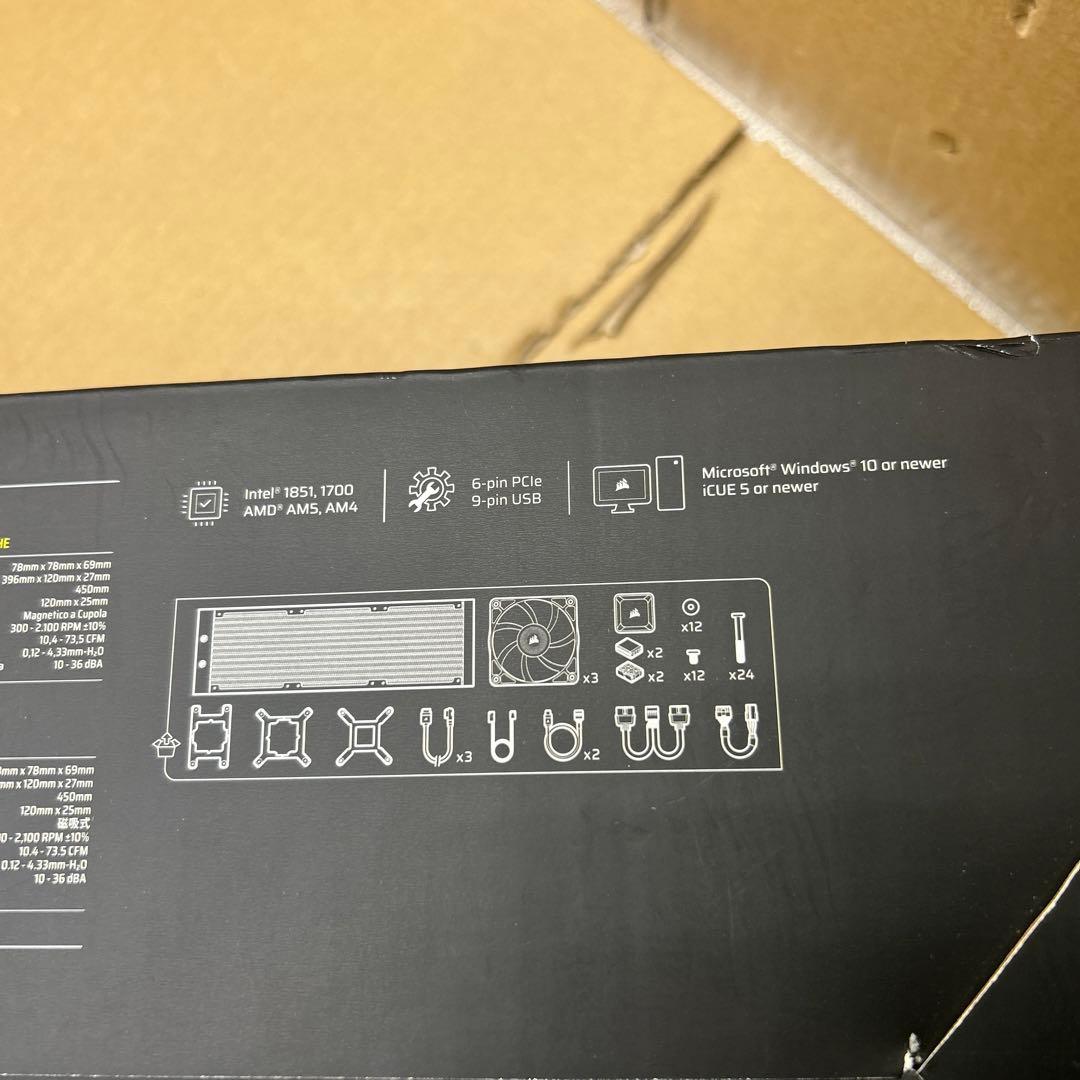 動作未確認　iCUE LINK TITAN 360 RX LCD