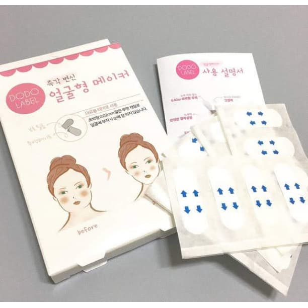 ゆかりん　●韓国発　小顔テープ　80枚♪貼るだけで小顔