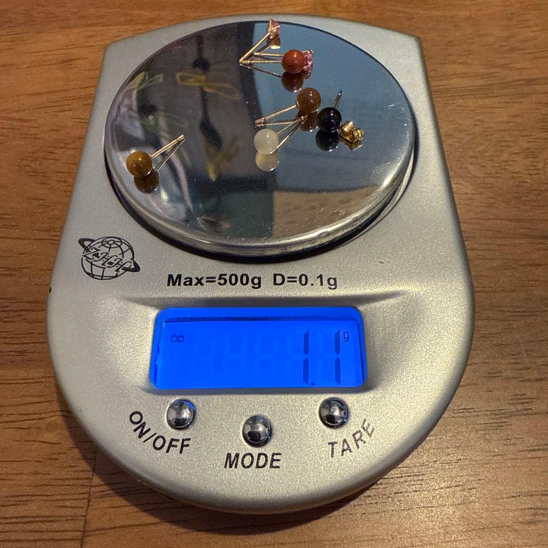 K18 ピアス キャッチ/1.1g/刻印入り 金 750