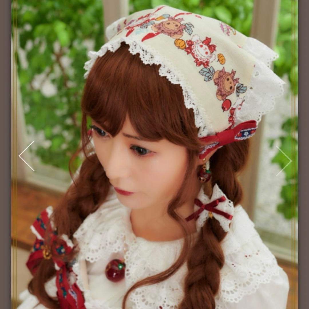 くみゃちゃんのHarvest Festival柄バブーシュカ