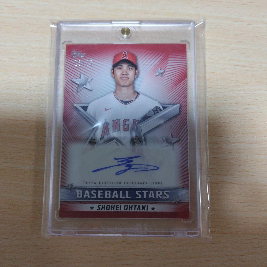 Topps 大谷翔平 25枚限定 直筆サインカード Auto 検 BBM