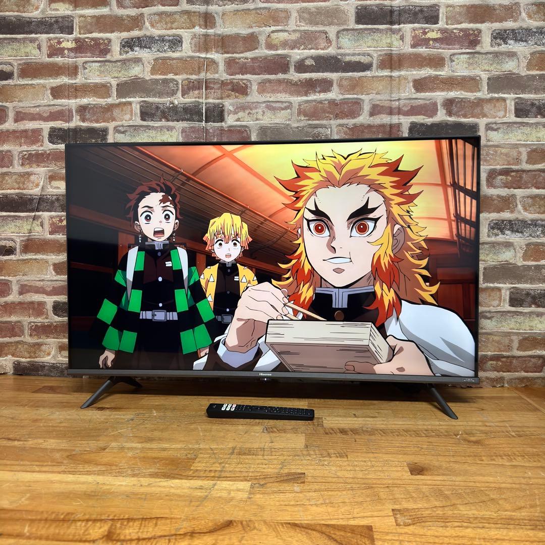 ハイセンス 43V型 液晶テレビ 4Kチューナー内蔵 43A65H 動画アプリ○