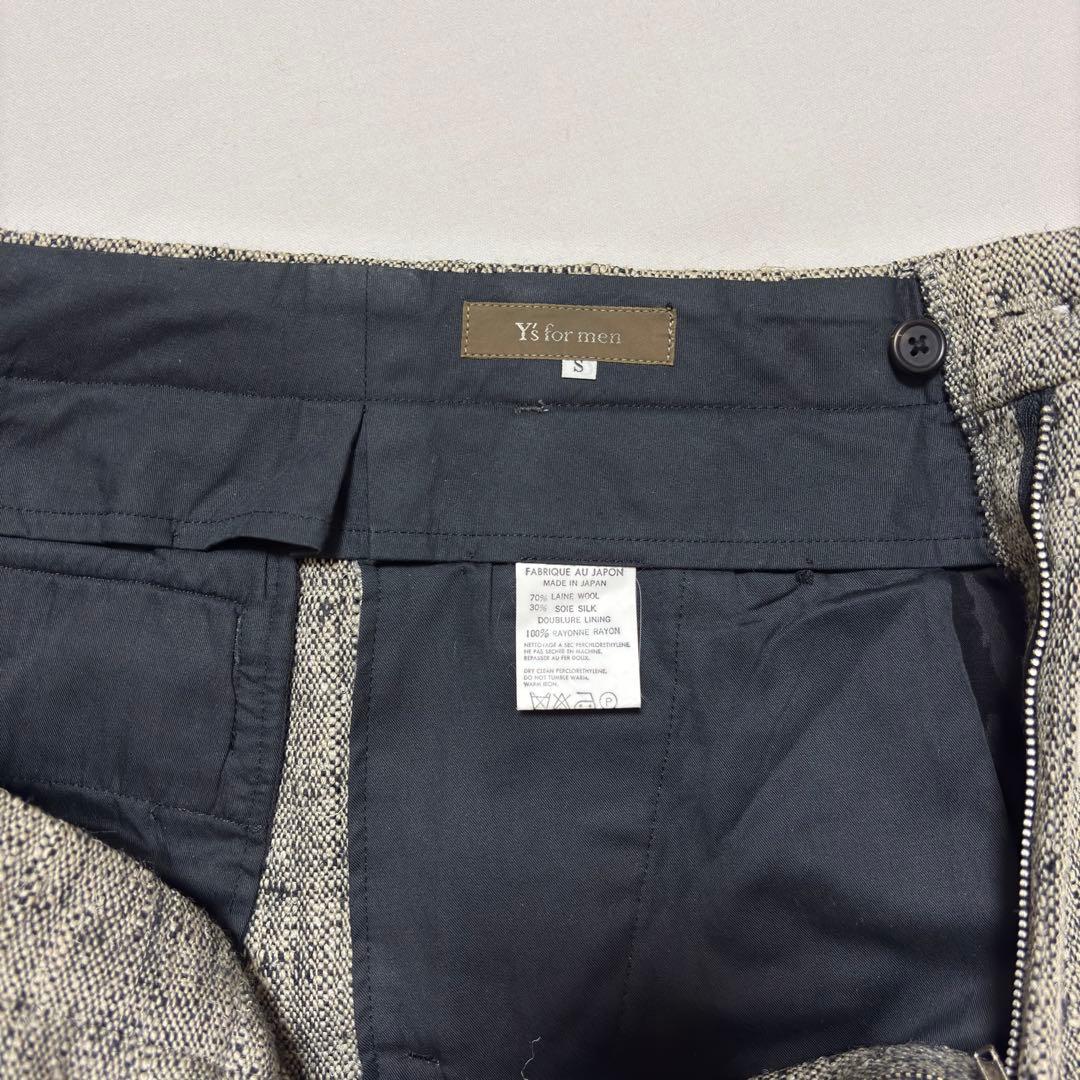 スペシャル 90s ワイズフォーメン ウールシルクツイードスラックス ヨウジ