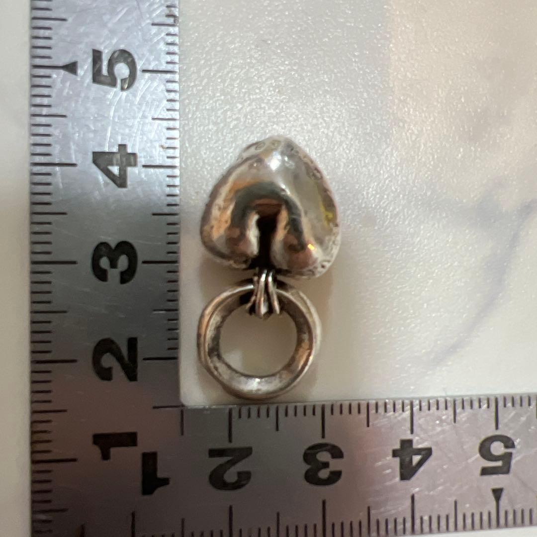 シルバー925 ハート型チャーム