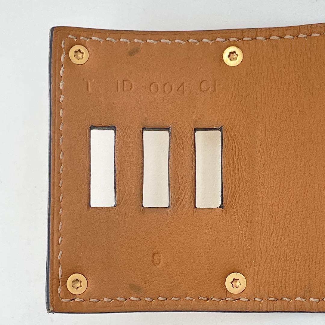 ✨️美品✨️エルメス ケリードッグ ブレスレット バングル ゴールド レザー S