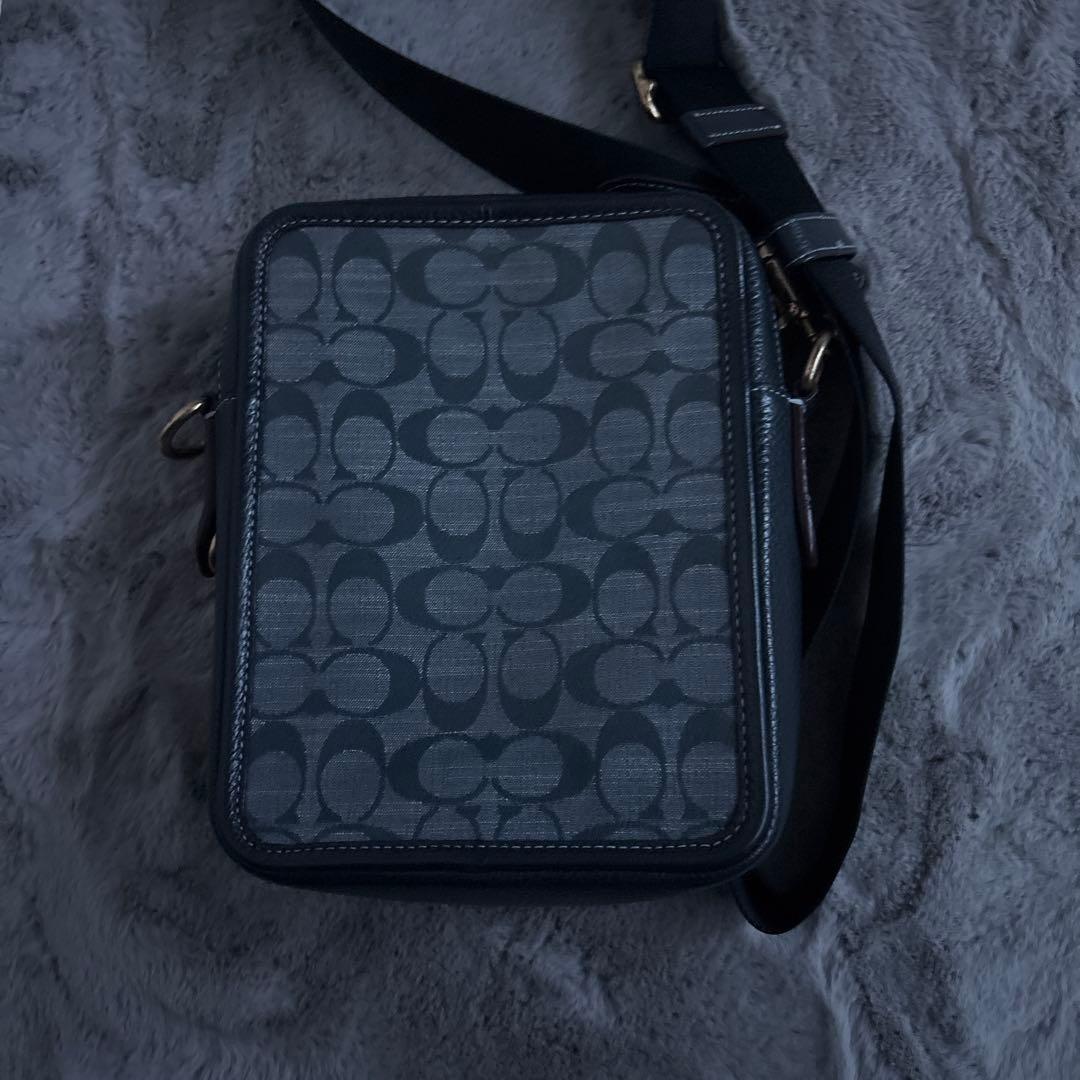 Coach ショルダーバッグ ダークグレー