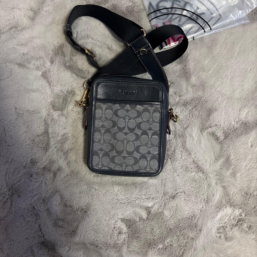 Coach ショルダーバッグ ダークグレー