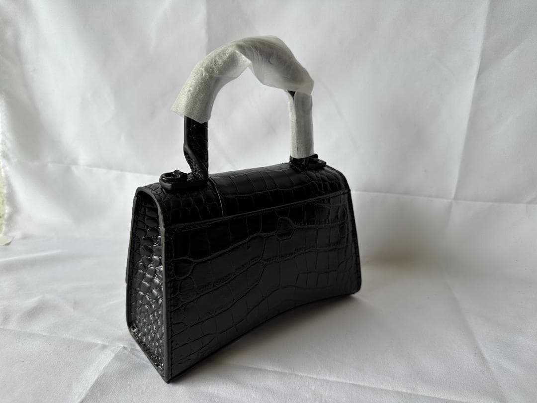 Balenciaga ホーグラス ミニ クロコエンボス