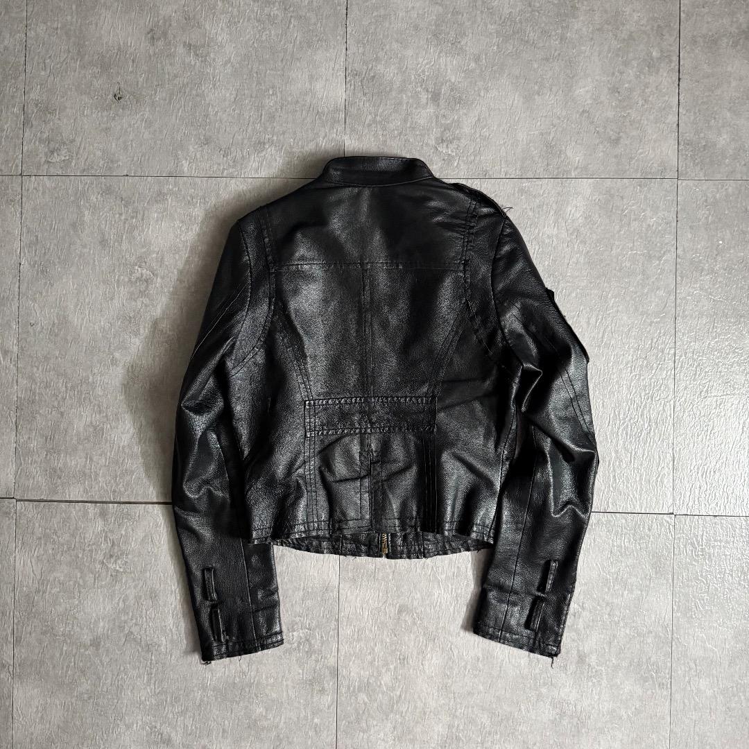 SWORDFISH シングルレザージャケット ギミック y2kグランジ 平成