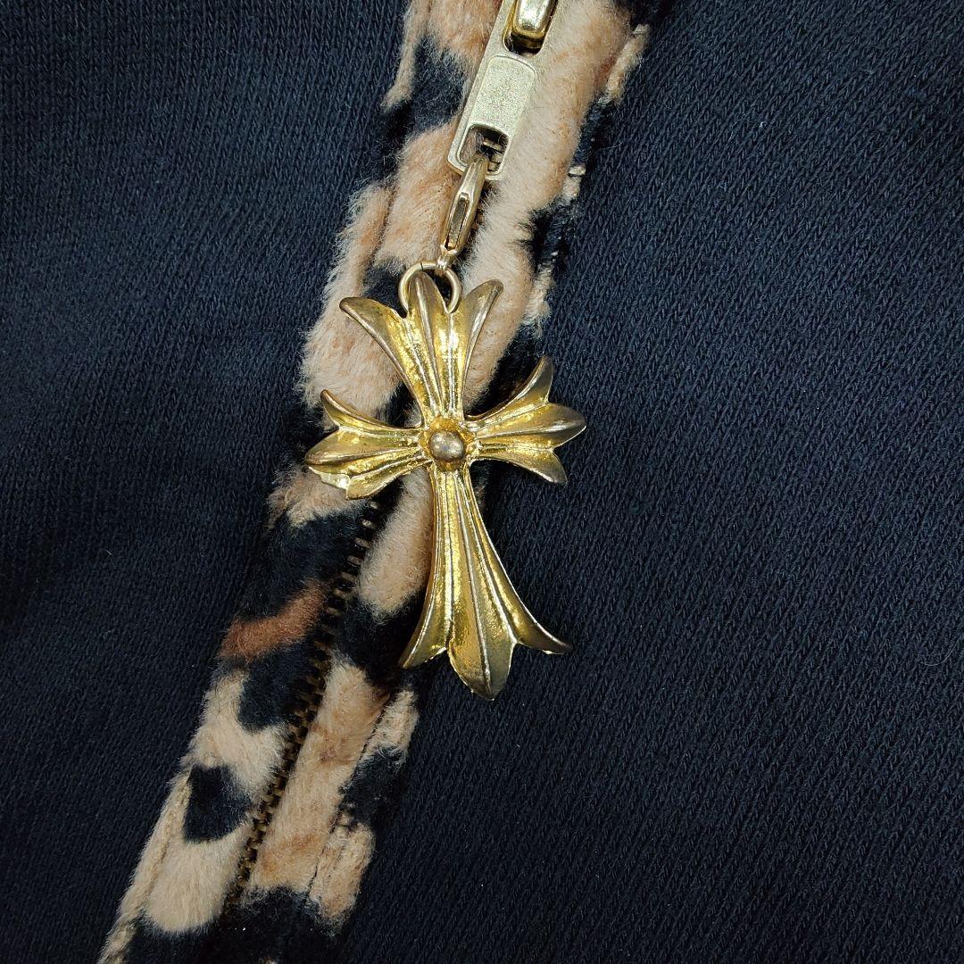 【新品】d.i.a. レオパード 豹柄 短丈 ショート丈 ジップパーカー Y2K