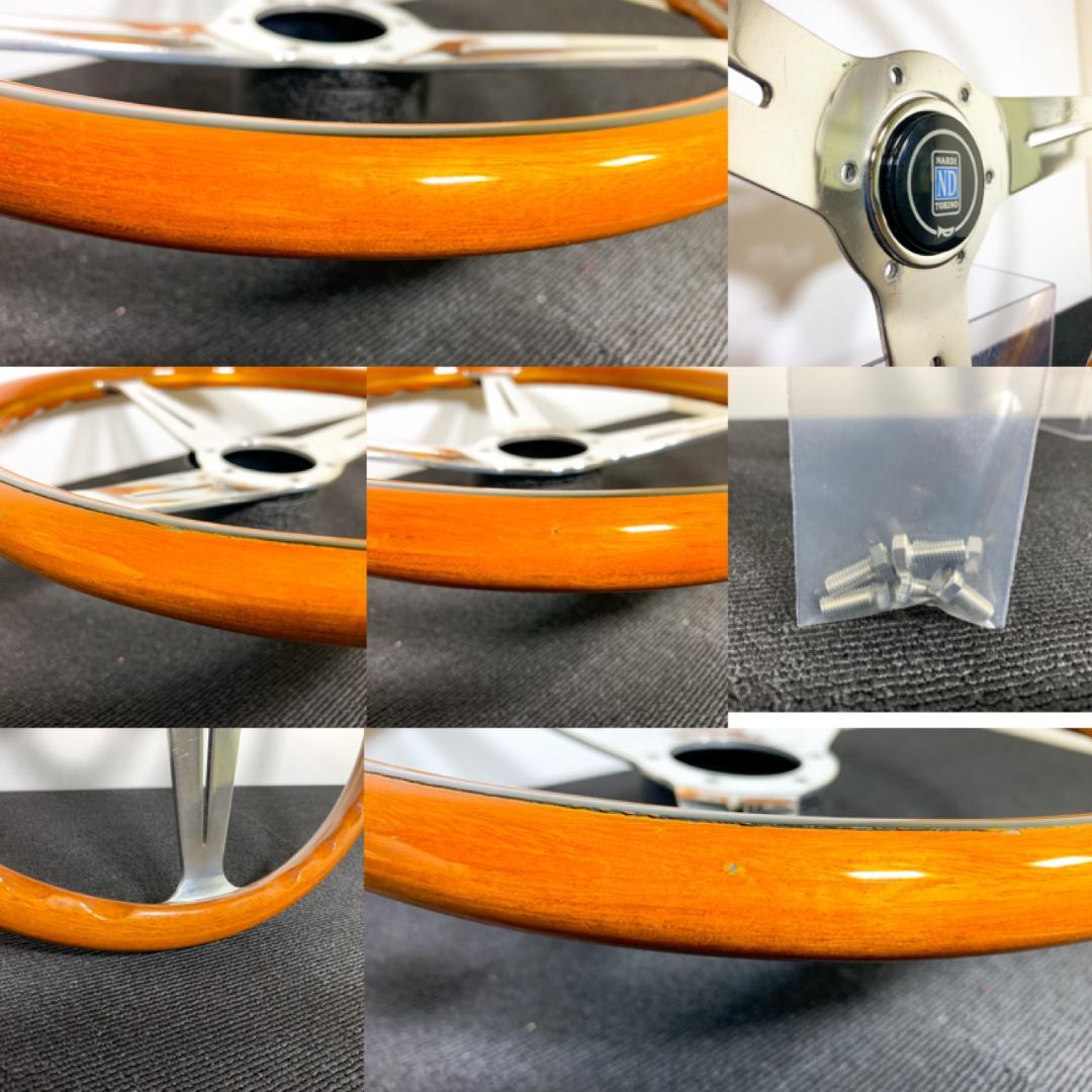 ナルディ クラシック ウッドステアリング 36.5φ ポリッシュスポーク