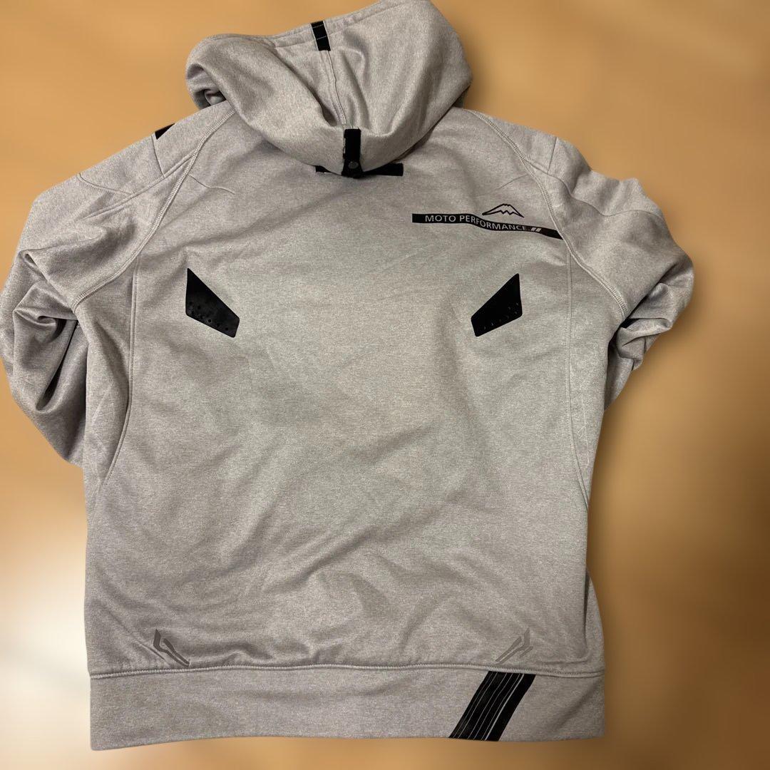 KUSHITANI フード付きジャケット LL グレー　ベクトルジャケット