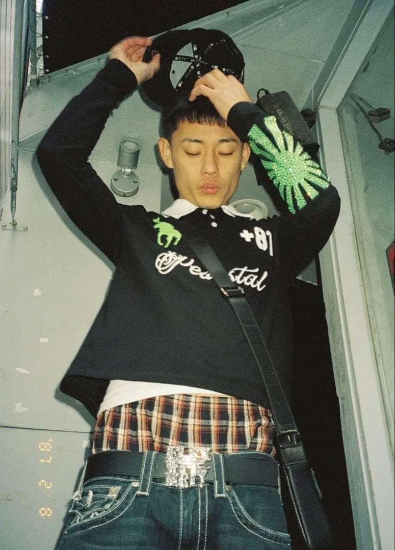 pedestal ポロシャツ　dab brrrsos 着用