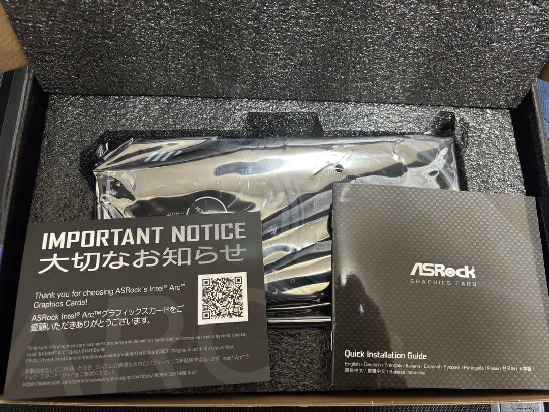 グラフィックボード・グラボ・ビデオカード ASRock CHALLENGER intel ARC B580