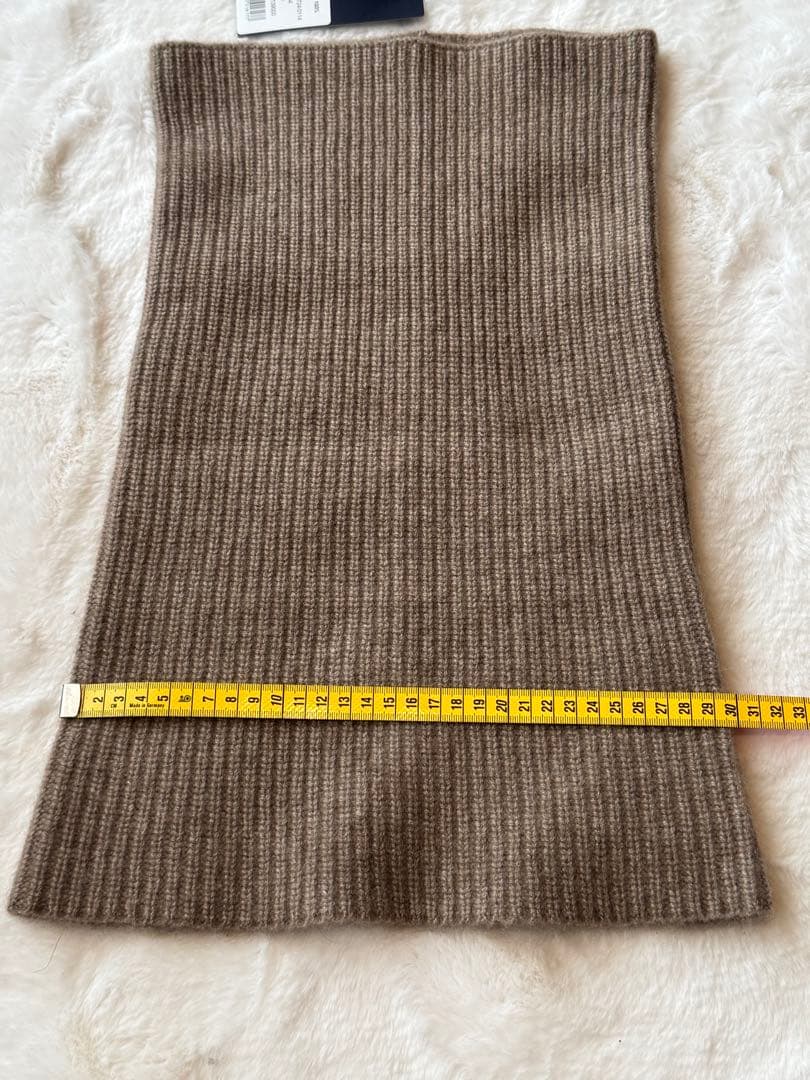 カシミヤ100%ネックウォーマー　ブラウン