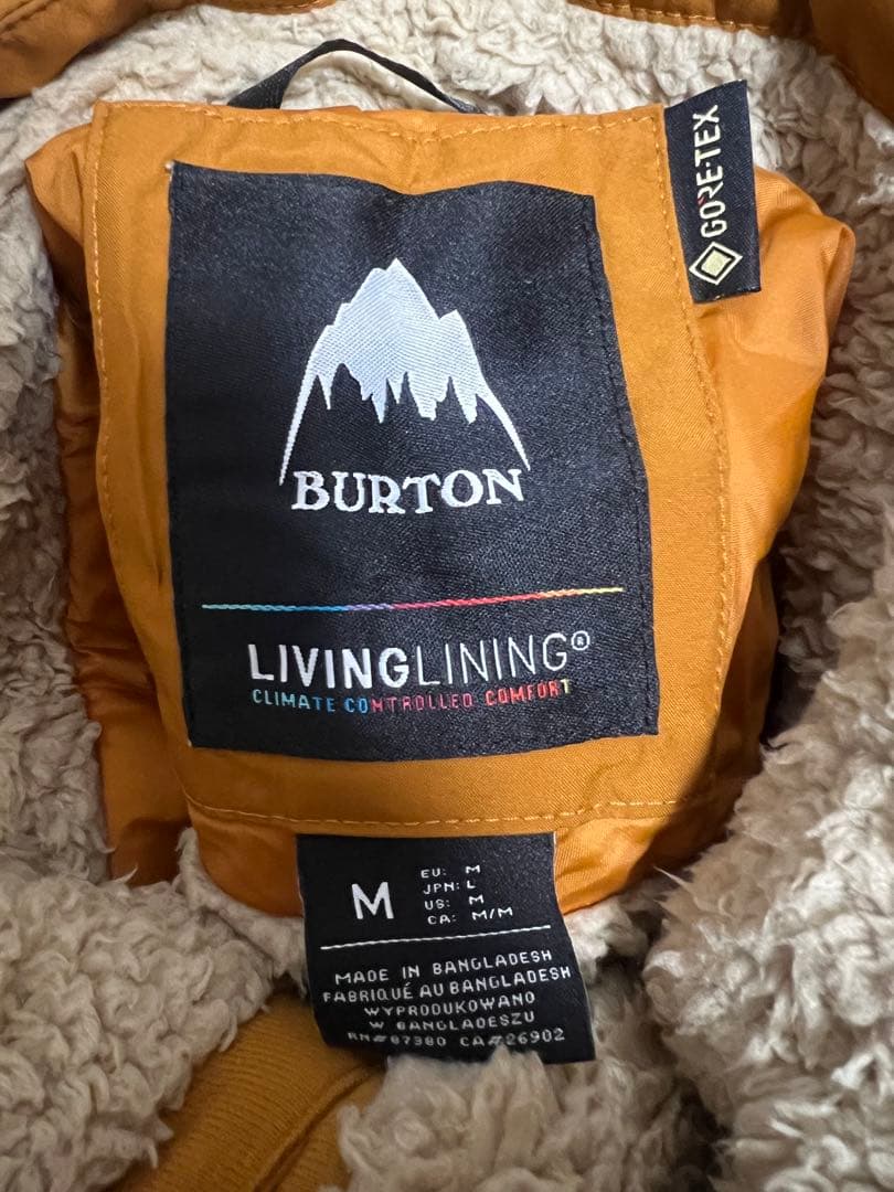 Burton GORE-TEX スキーウェア上下　ゴーグル　パスケース付き