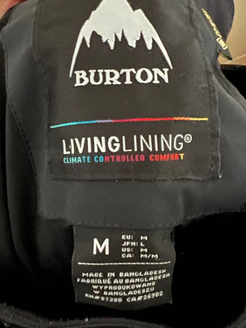 Burton GORE-TEX スキーウェア上下　ゴーグル　パスケース付き