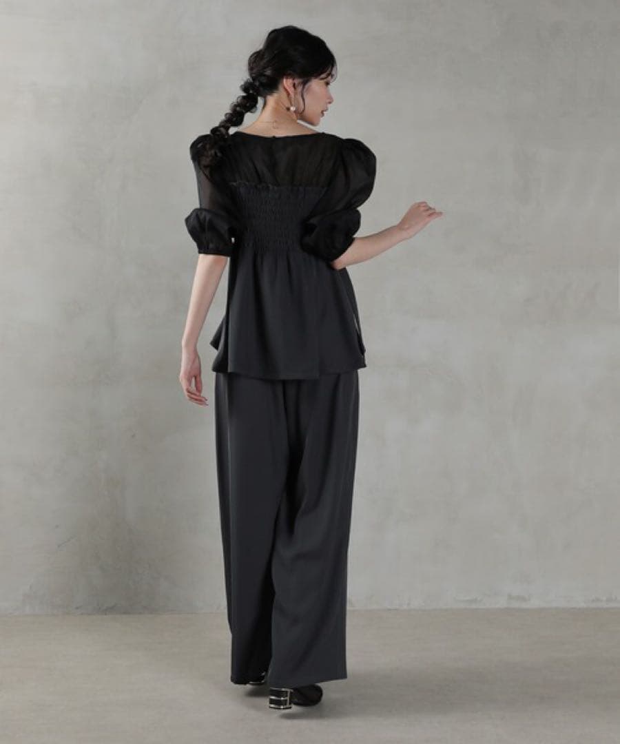 ＊美品＊kana ビスチェペプラムトップス パンツ セットアップ ドレス