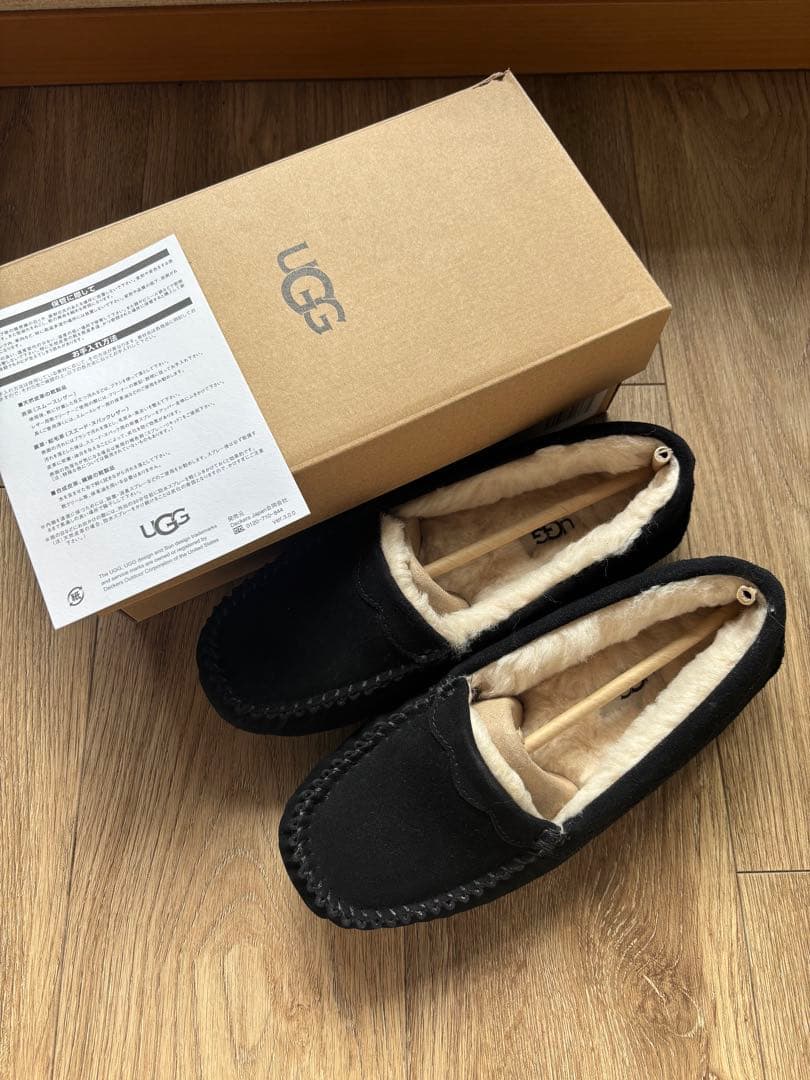 即日発送♡UGG モカシン　スカラップ　アンスレー　黒
