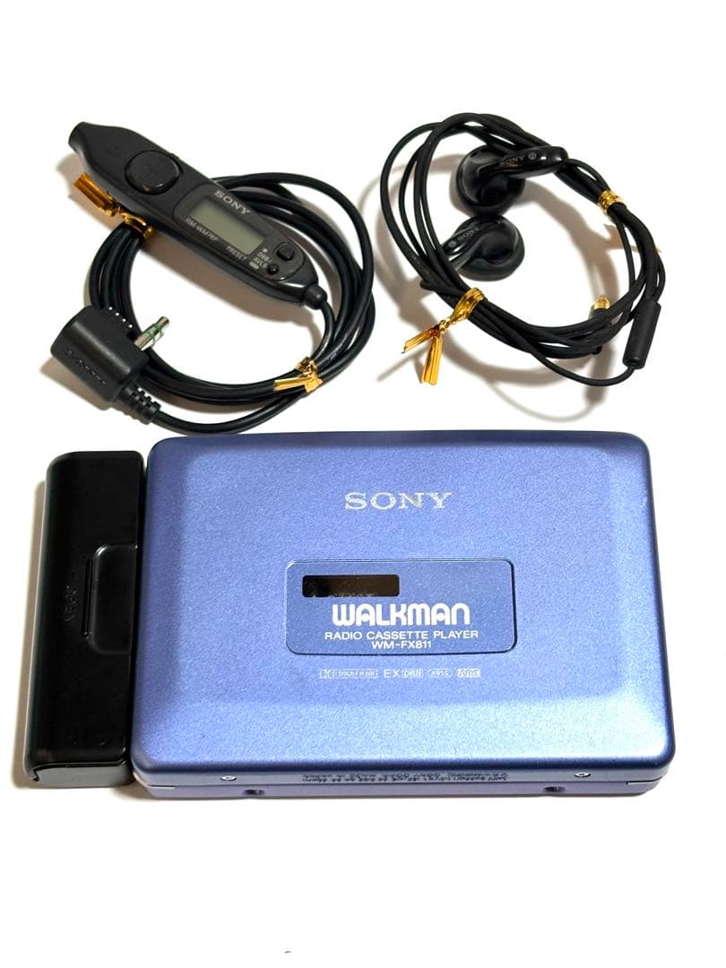 SONY カセットウォークマン WM-FX811 整備品 リモコン付き