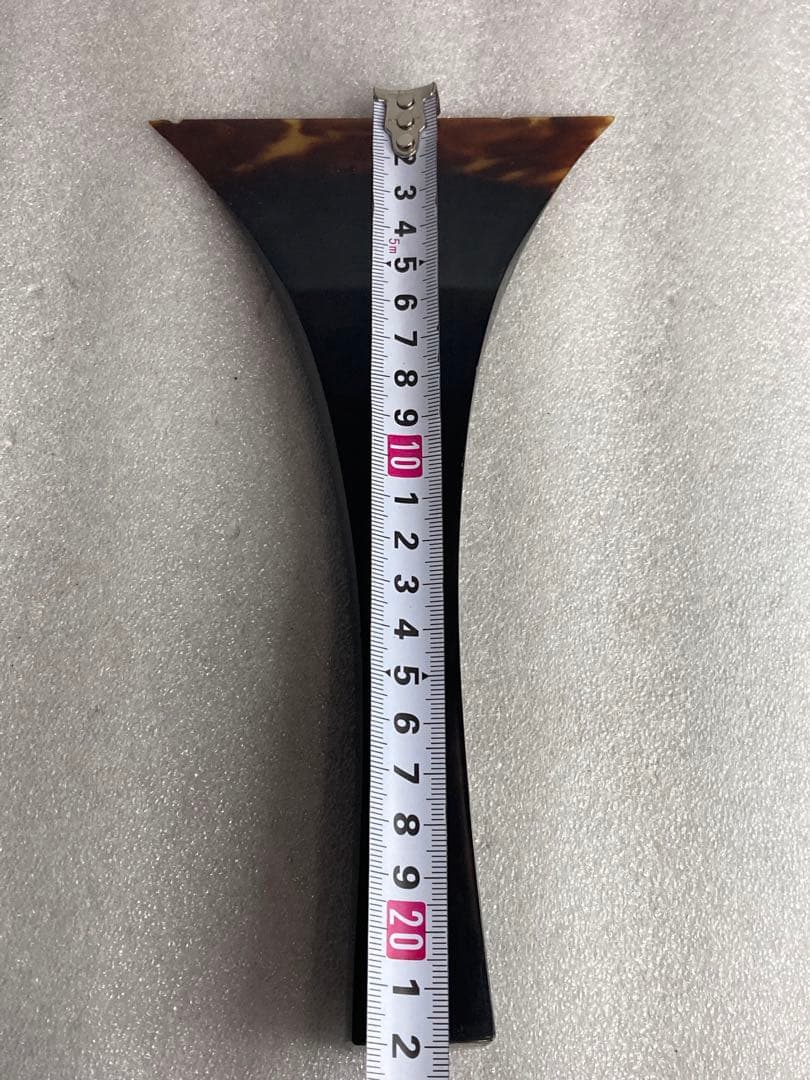 津軽三味線 大きめ 撥 バチ 本鼈甲 黒水牛 一枚甲 天然素材 和楽器