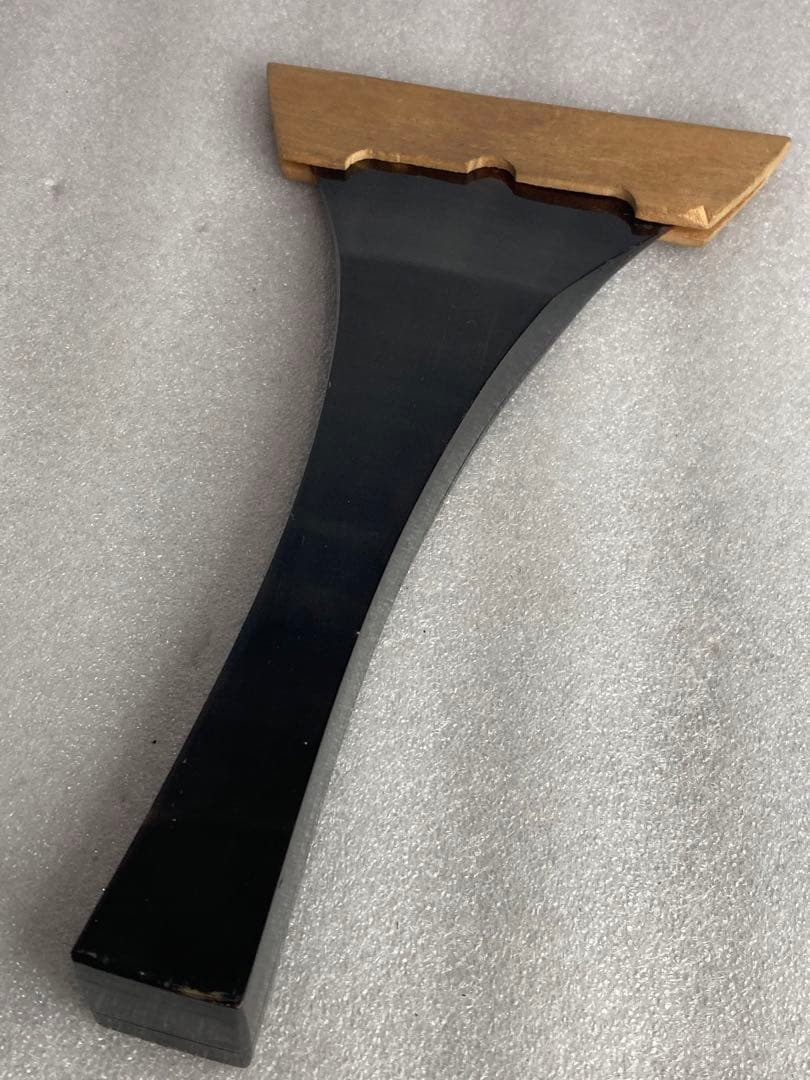 津軽三味線 大きめ 撥 バチ 本鼈甲 黒水牛 一枚甲 天然素材 和楽器