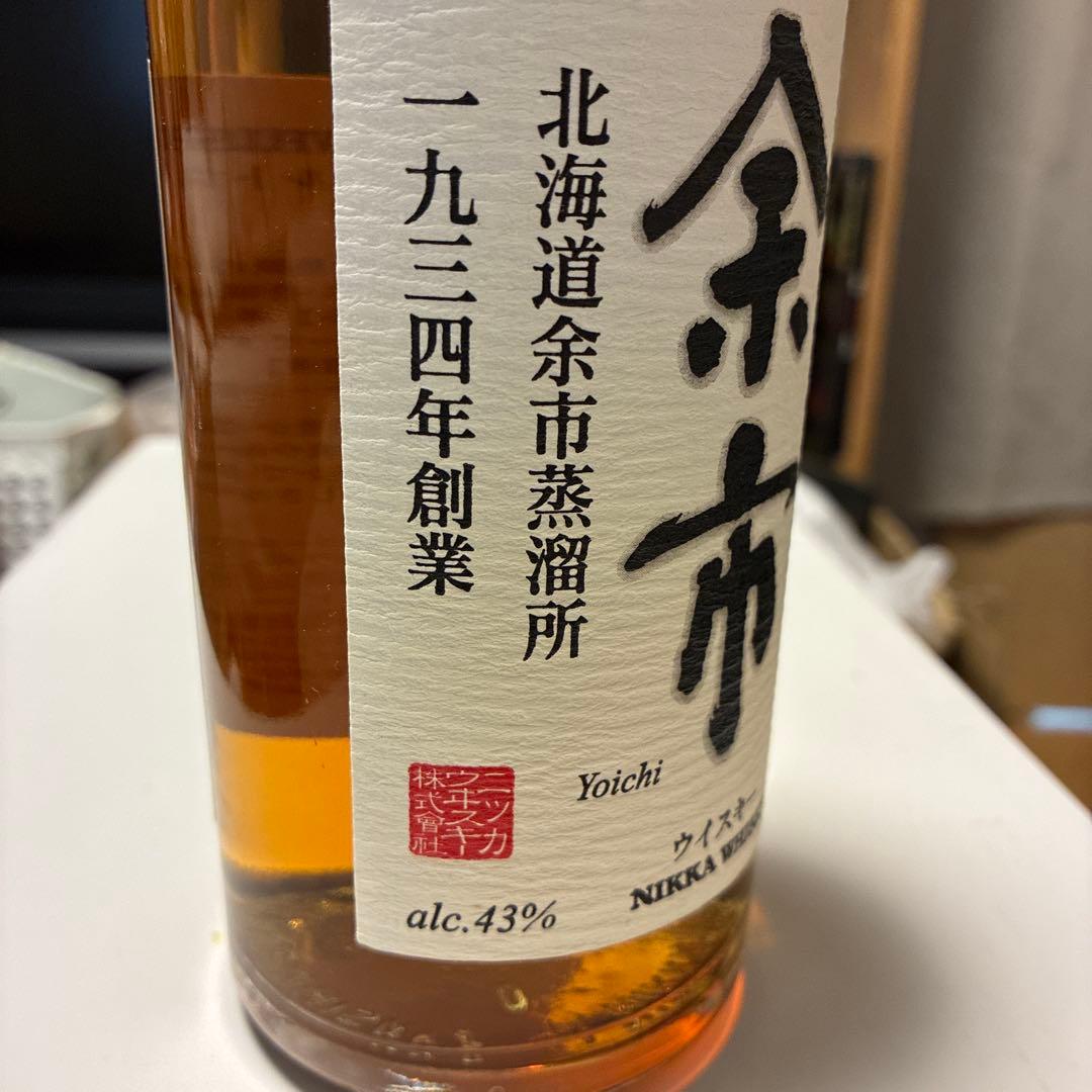 ニッカ　NIKKA WHISKY 余市　シングルモルト　ノンエイジ　500ml