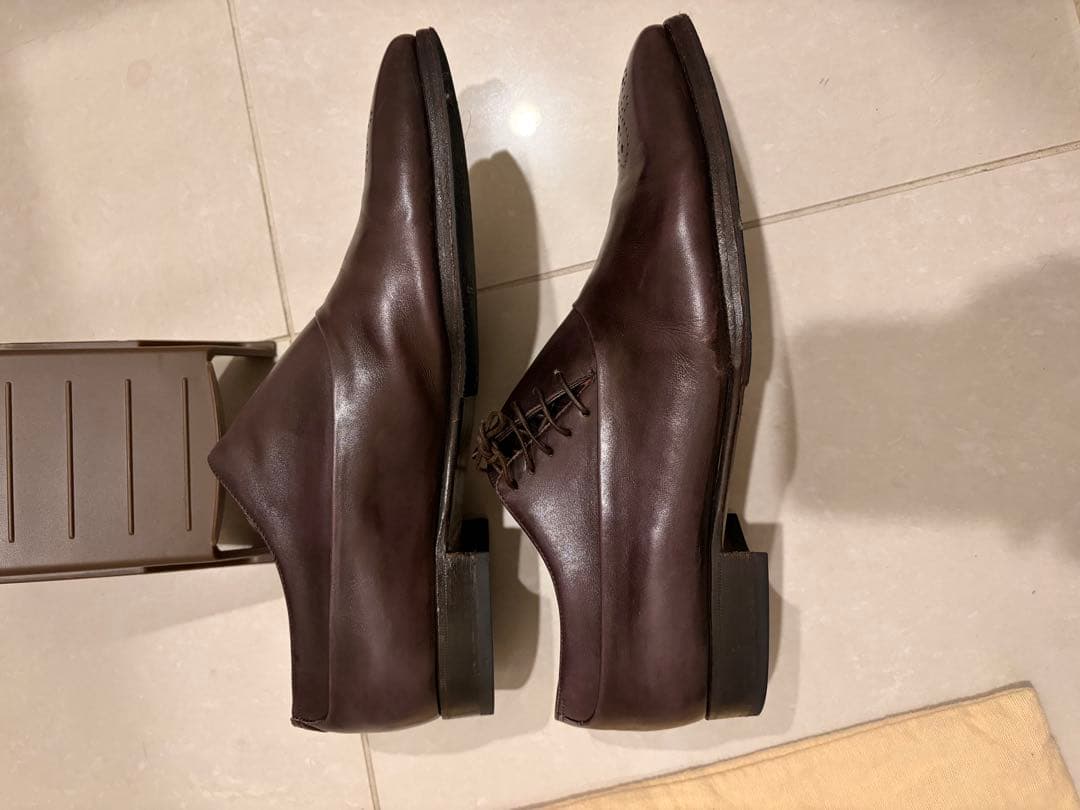 r*a様 【美品】エンツォ ボナフェ サイドレース レザーシューズ サイズ8