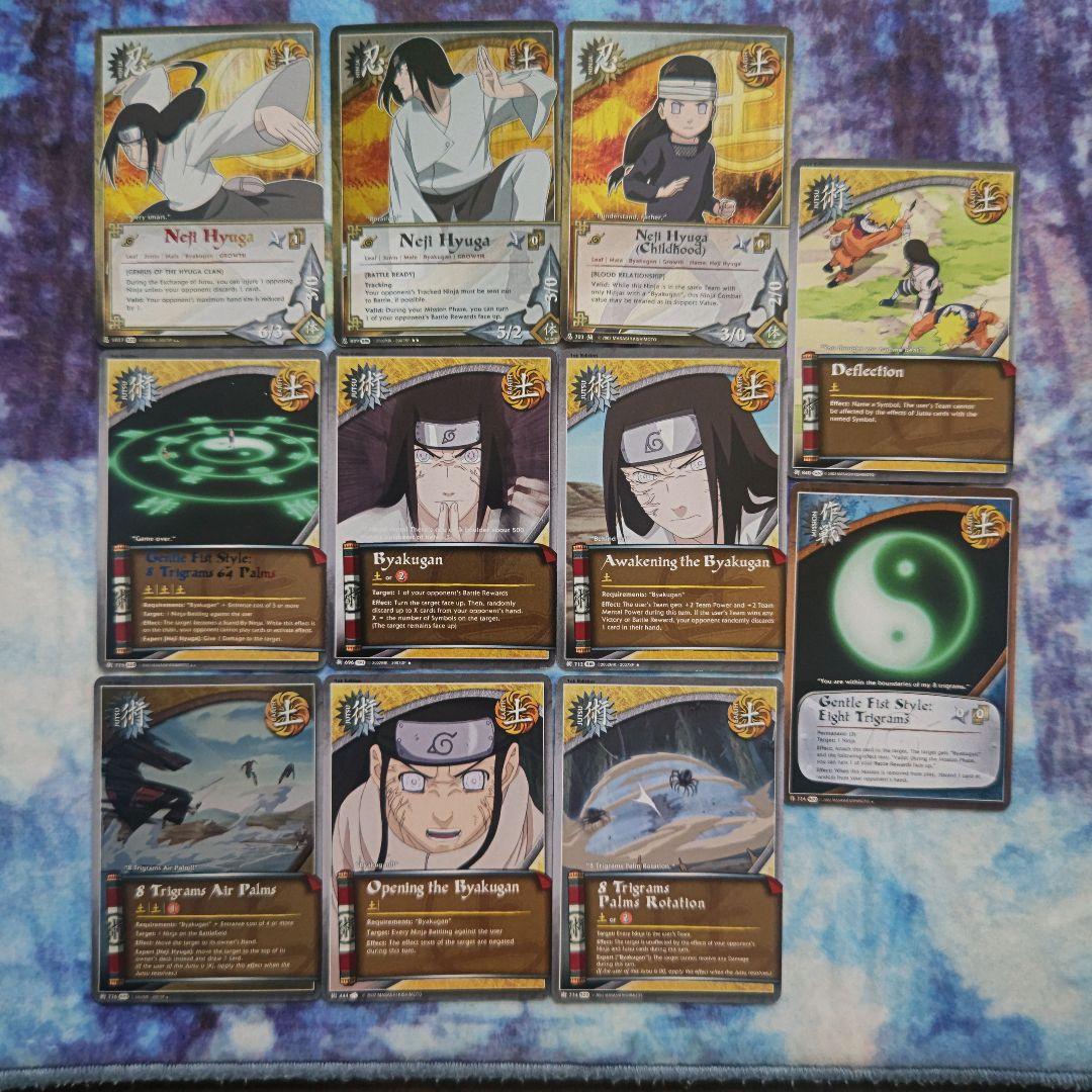 NARUTO ナルトカードゲーム CCG 日向ネジ セット