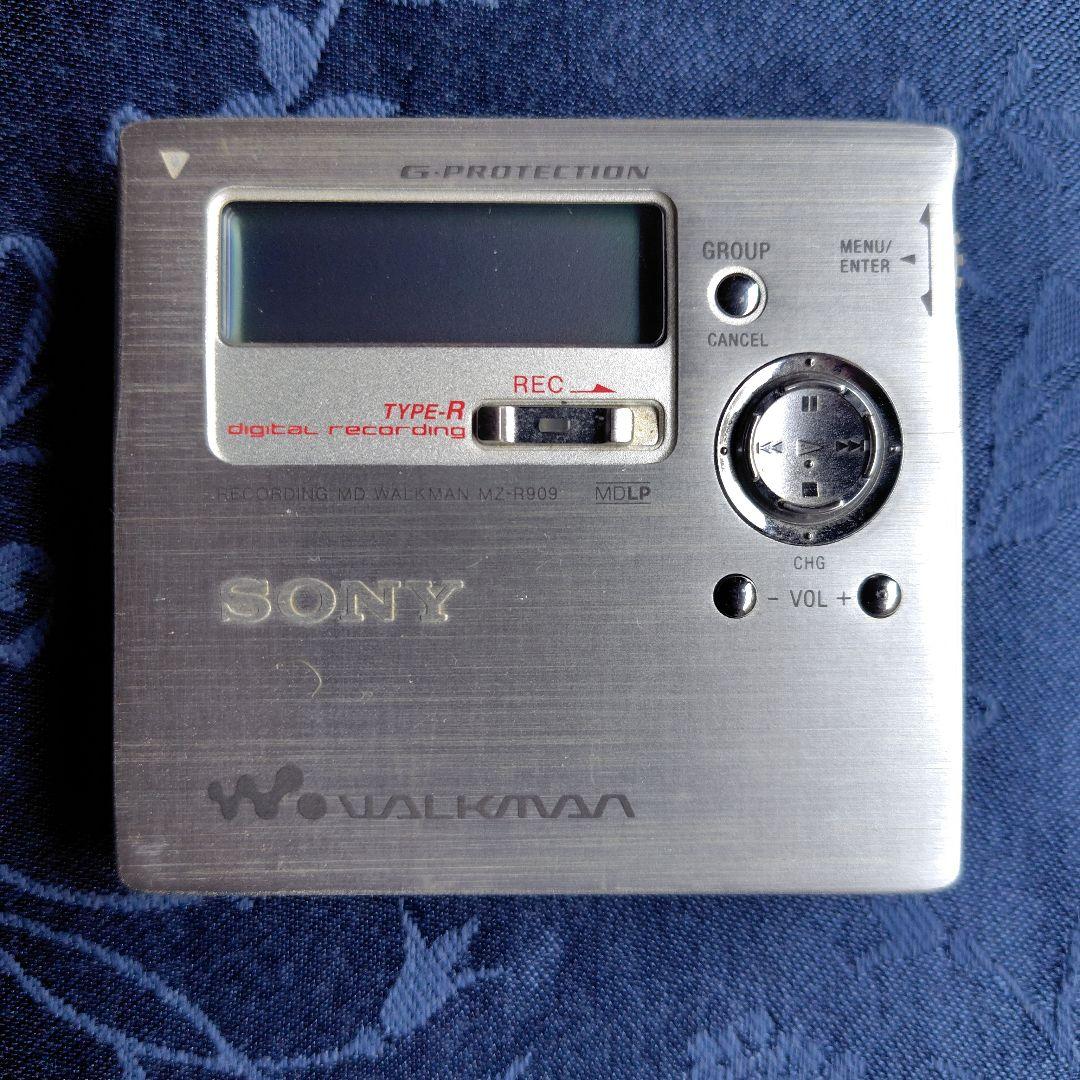 SONY 録音再生MDウォークマン MZ-R909 シルバー