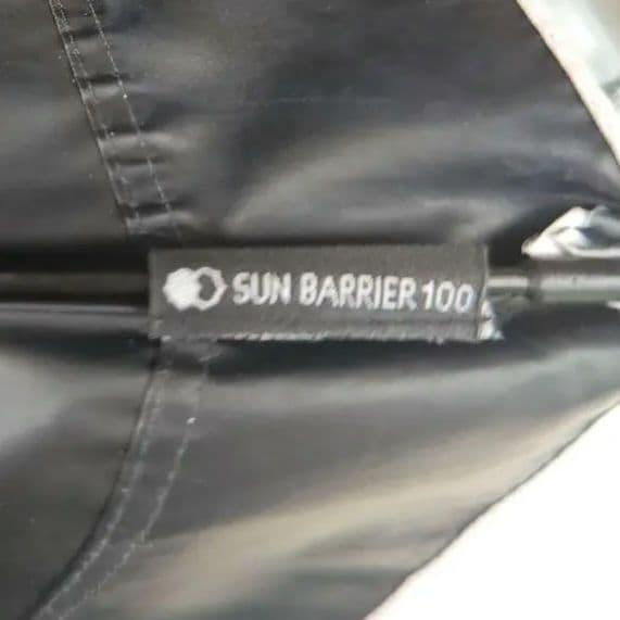 サンバリア100 水色 日傘 白 バイカラー 折りたたみ傘 日傘 折り畳み傘