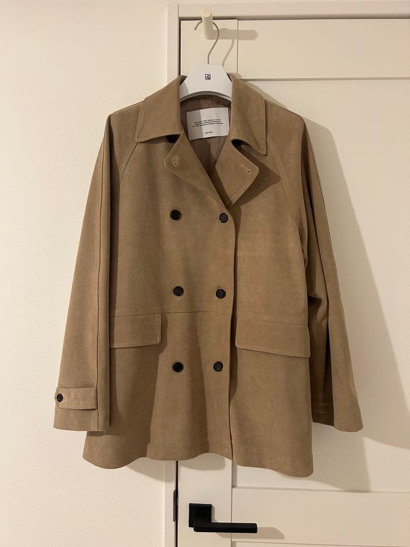 Ohotoro double suede jacket ベージュ