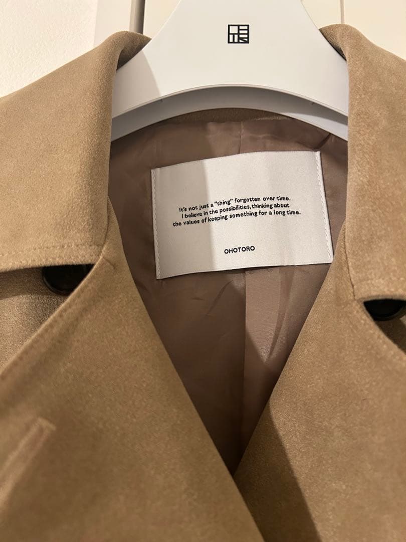 Ohotoro double suede jacket ベージュ