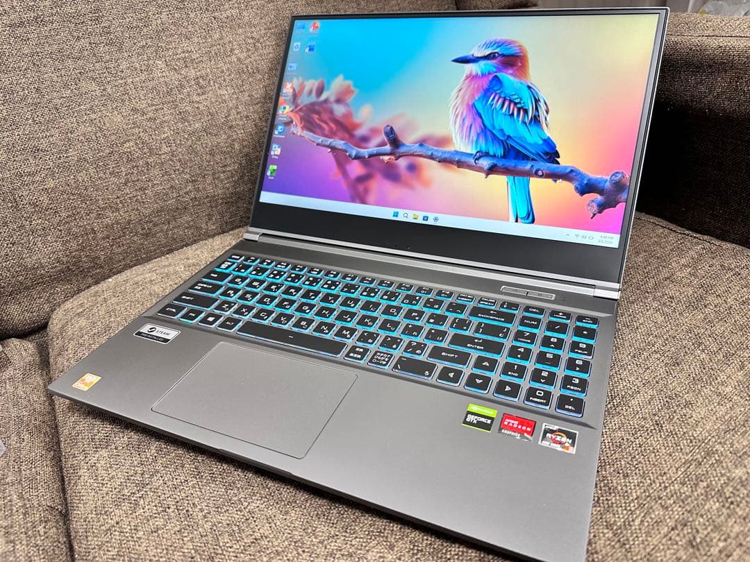 ゲーミングノート　Galleria GTX 1650Ti 120Hz