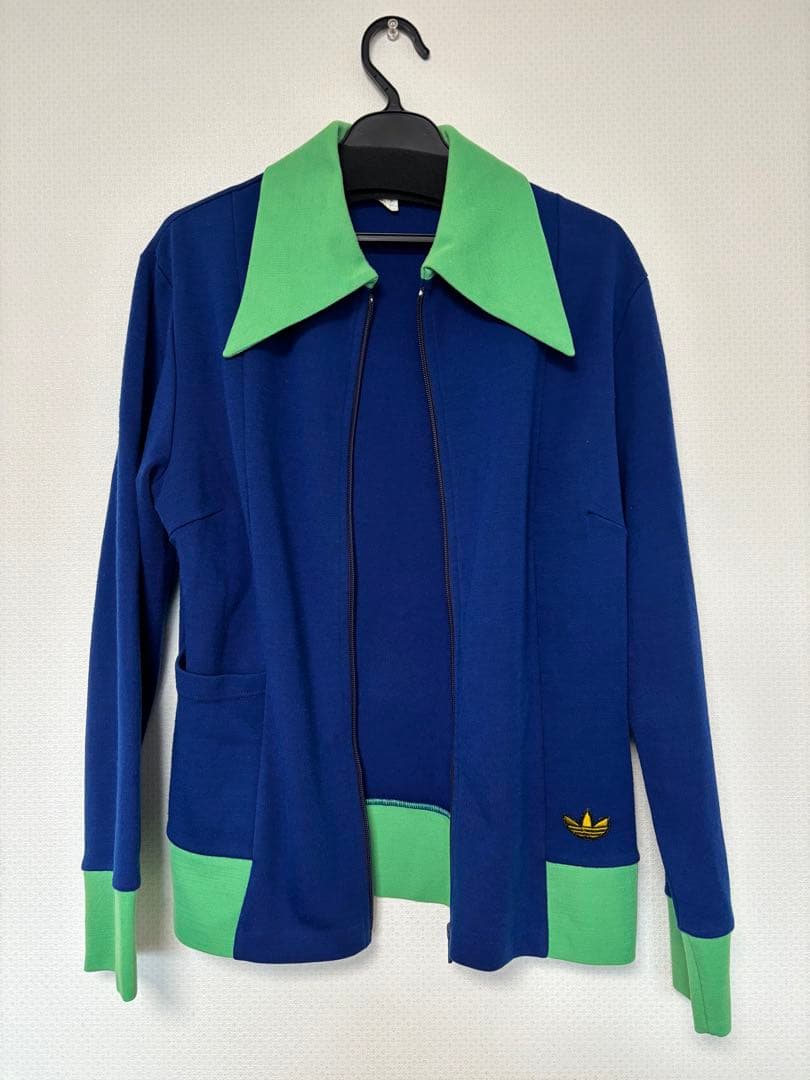 【売り切りたいむ】【激レア】アディダス 古着　西ドイツ製ジップアップジャケット