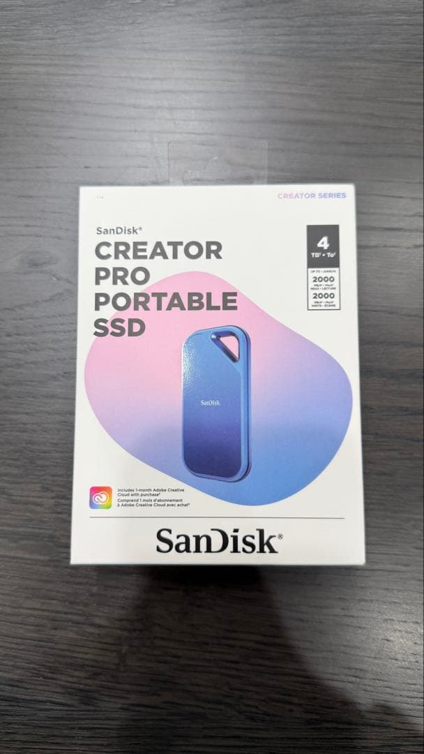 と*ん様 SanDisk 4TB Creator Pro ポータブル SSD サ
