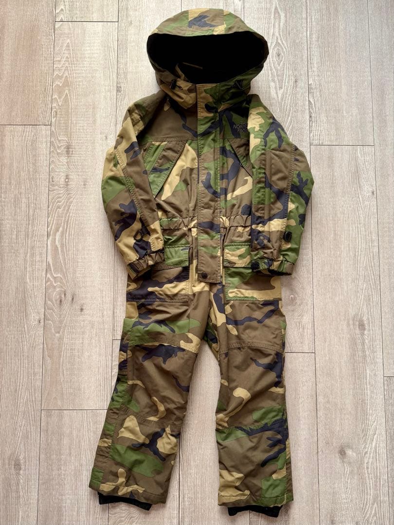 THE NORTH FACE 迷彩 スキーウェア 子ども用 110