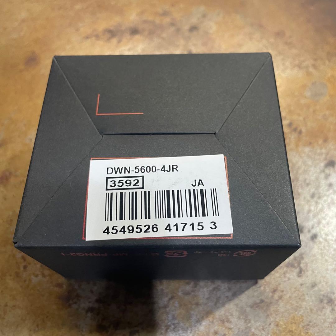 CASIO G-SHOCK nano DWN-5600-1JR 指輪 時計　赤