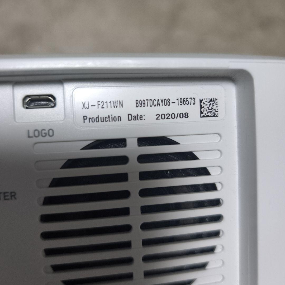 CASIO データプロジェクター XJ-F211WN 電源コード リモコン