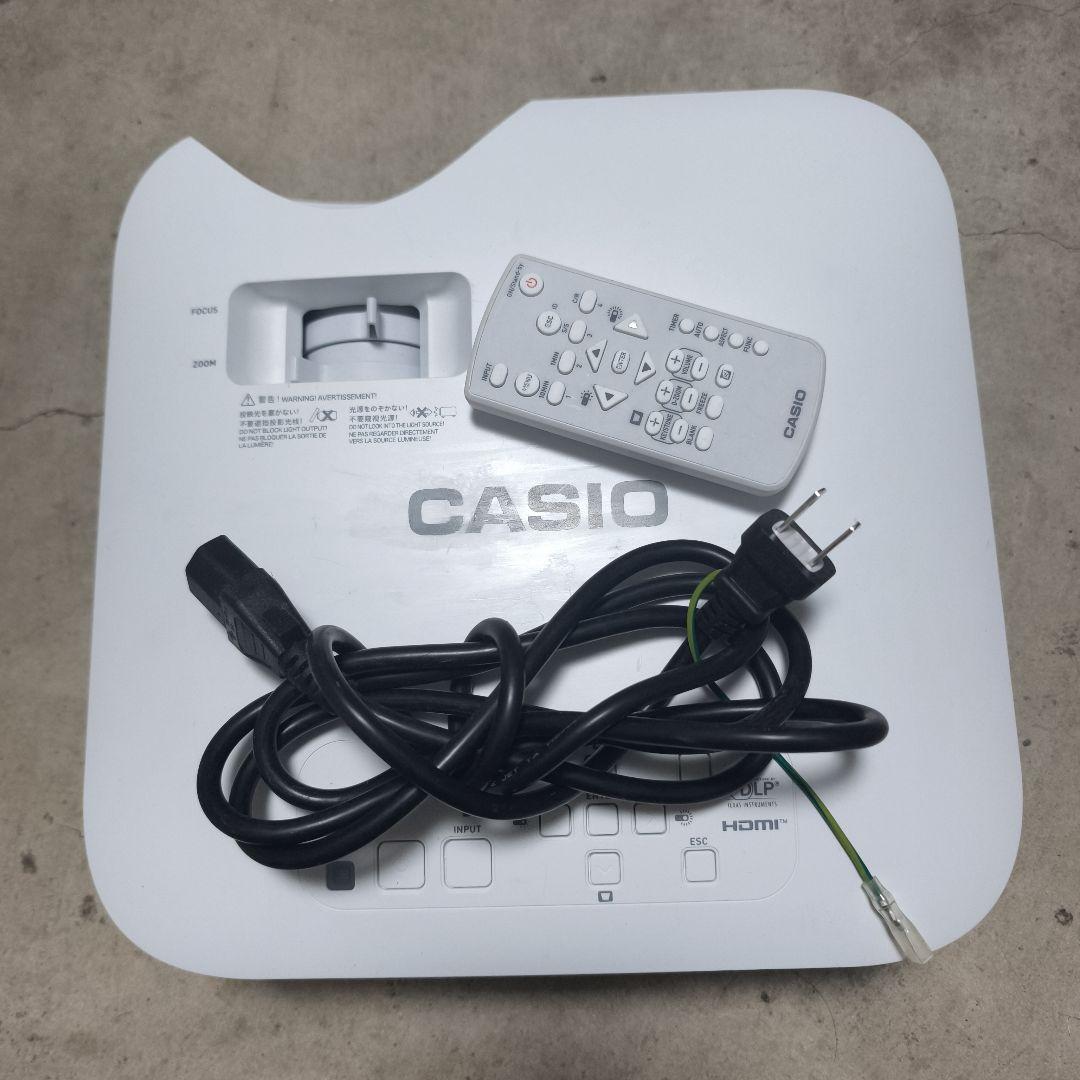 CASIO データプロジェクター XJ-F211WN 電源コード リモコン