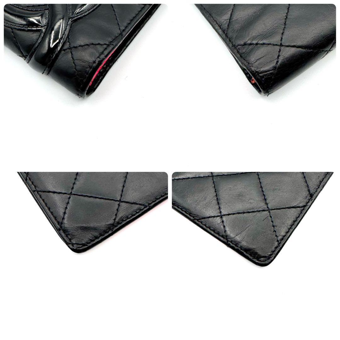 CHANEL シャネル カンボンライン ココマーク マトラッセ ラムスキン