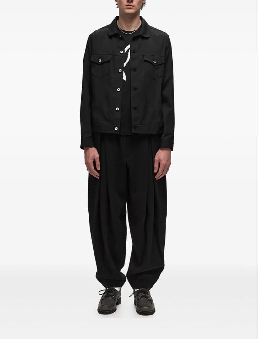 ギャルソンBLACK ボタンカラージャケット