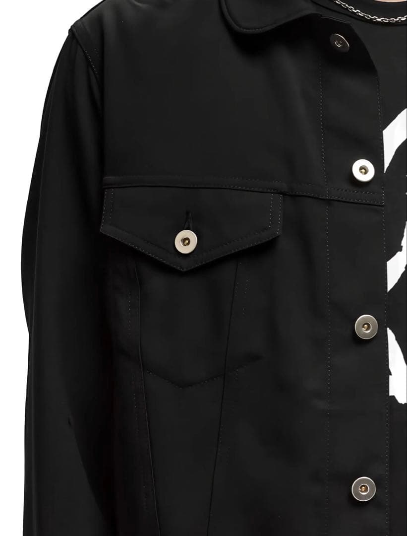 ギャルソンBLACK ボタンカラージャケット