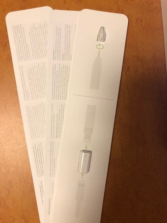 Apple Pencil第一世代 箱・付属品・説明書完備 付属品は未使用＆未開封