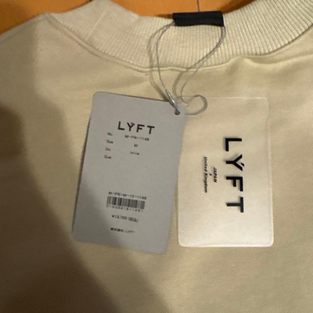 LYFT リフト スウェット トレーナー ベージュ Mサイズ 新品 タグ付き