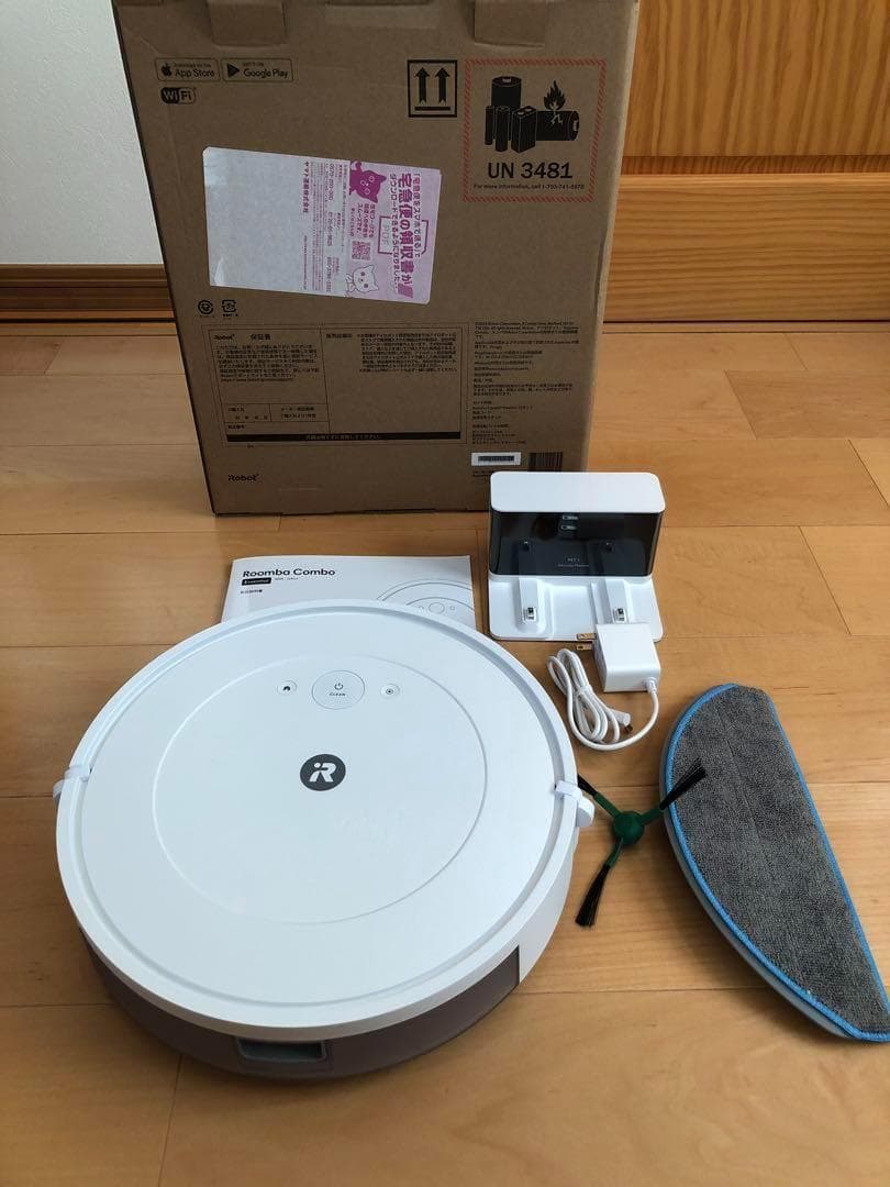 Roomba combo Essential robot アイロボット　ホワイト